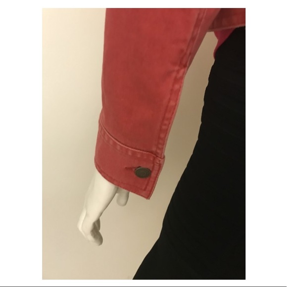 Pre-Loved Ralph Lauren Jeans Co. Red Denim Jean Jacket - Picture 5 of 6
